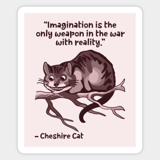 Cheshire Cat Quote Magnet